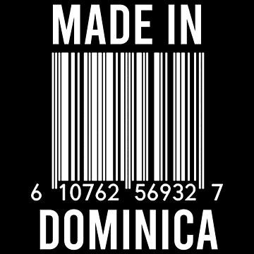 Artwork thumbnail, Made In Dominica by RandomStuffShop