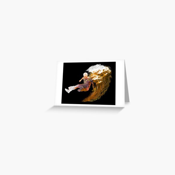 Parkour: Water Sunset Greeting Card