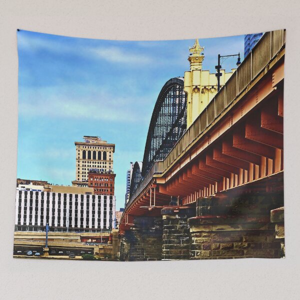 Item preview, Pittsburgh PA - Smithfield St. Bridge Seen From Below designed and sold by Susan Savad.