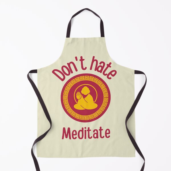 Item preview,  Don't hate meditate. designed and sold by BitsndPieces.