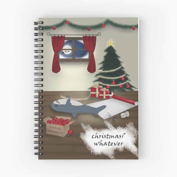 Item preview, Ikea Hai Blahaj, christmas designed and sold by BreadCrumbBird.