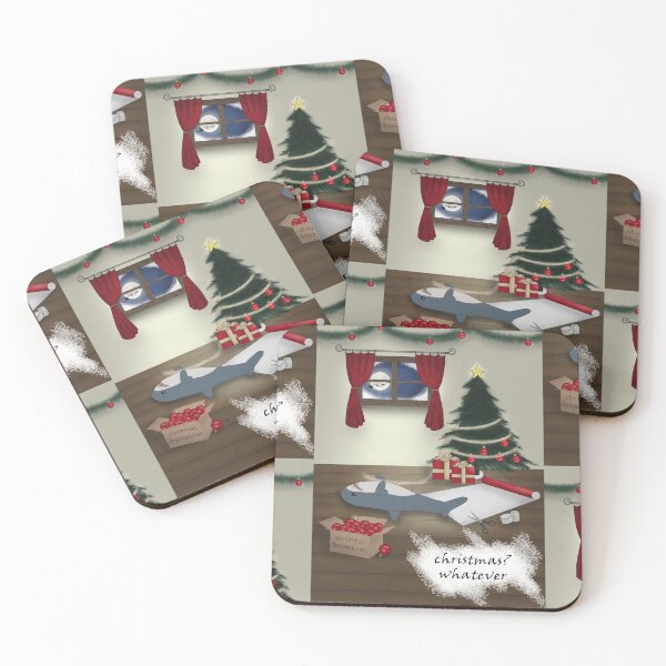 Item preview, Ikea Hai Blahaj, christmas designed and sold by BreadCrumbBird.