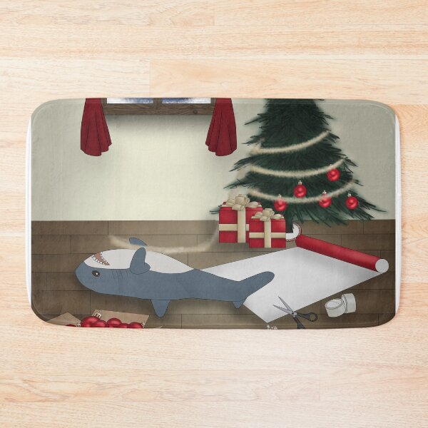 Item preview, Ikea Hai Blahaj, christmas designed and sold by BreadCrumbBird.