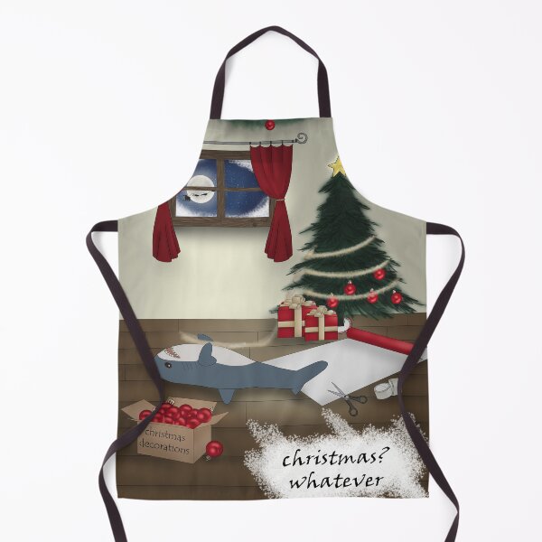 Item preview, Ikea Hai Blahaj, christmas designed and sold by BreadCrumbBird.