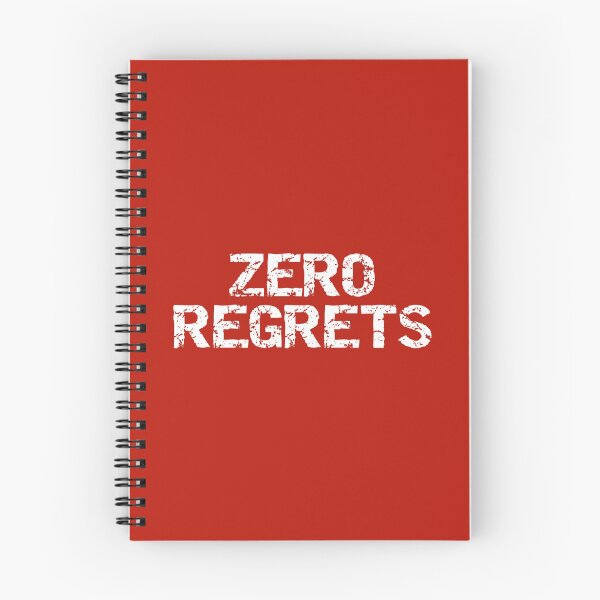 Item preview, Zero Regrets designed and sold by Piztees.