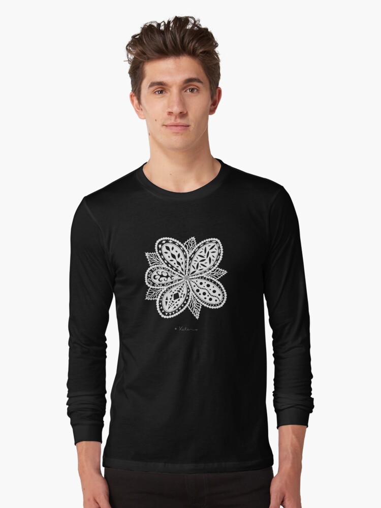 Thumbnail 1 von 5, Langarmshirt, Magic Flower white, Helen Berchtold designt und verkauft von HelenElisabeth.