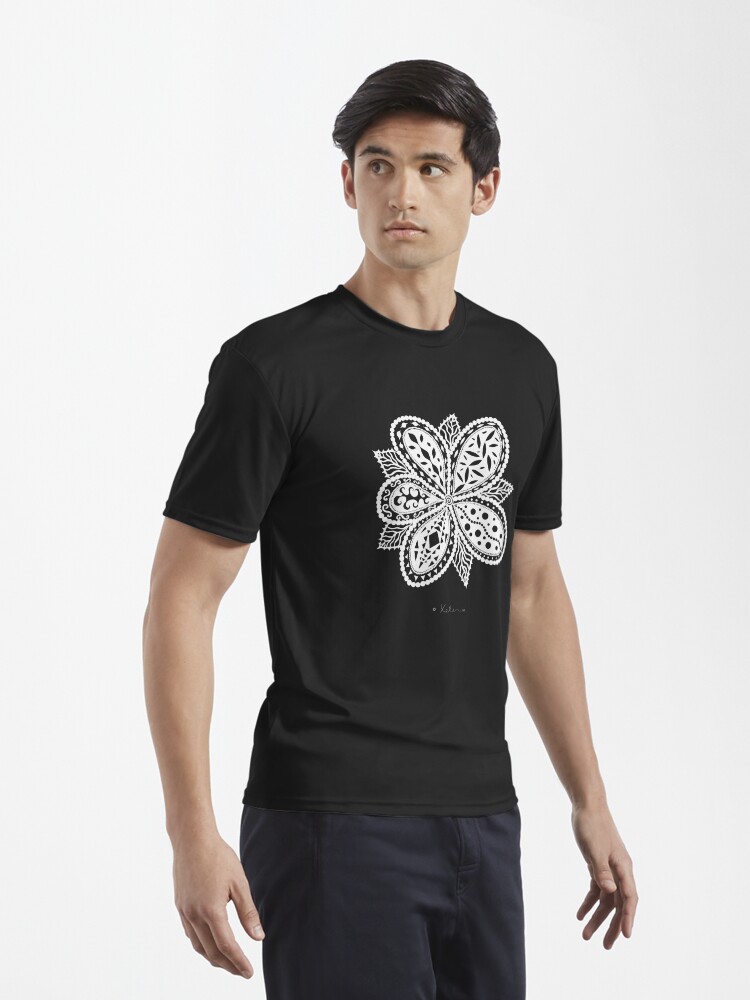 Thumbnail 3 von 7, Funktionsshirt, Magic Flower white, Helen Berchtold designt und verkauft von HelenElisabeth.