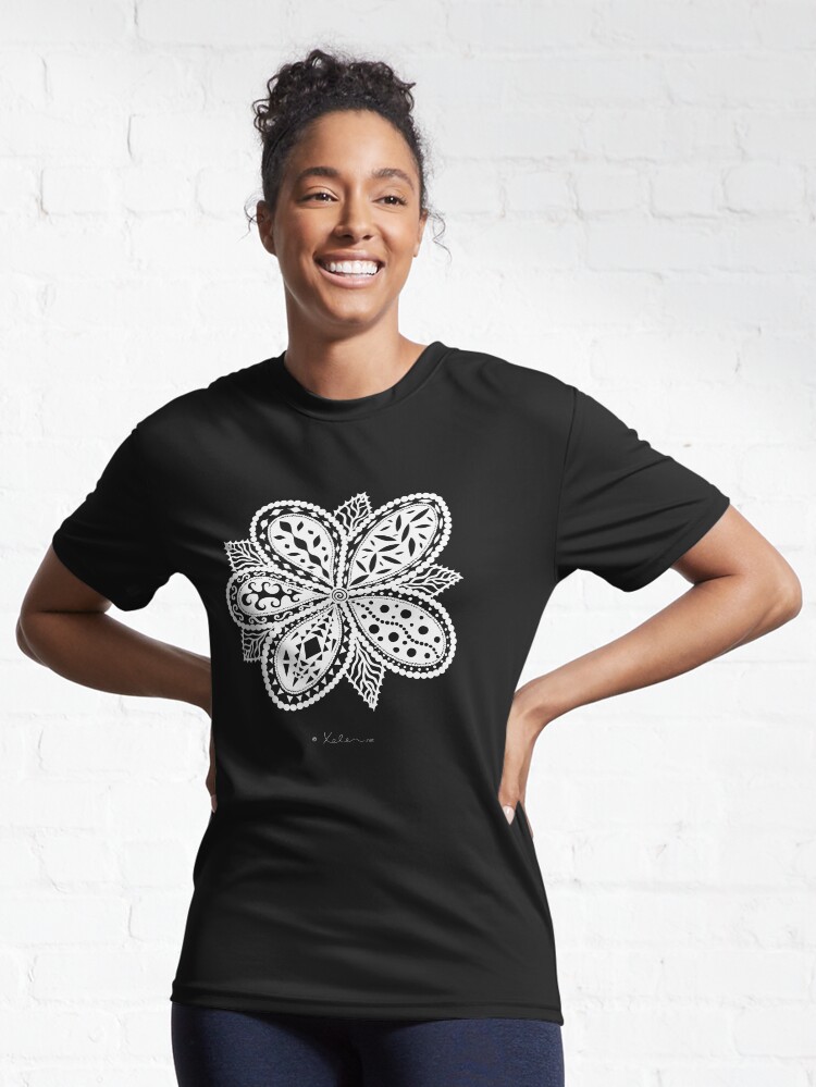 Thumbnail 6 von 7, Funktionsshirt, Magic Flower white, Helen Berchtold designt und verkauft von HelenElisabeth.