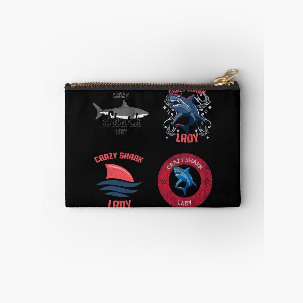 Item preview, Crazy Shark Lady Sticker Pack designed and sold by Coder-T.