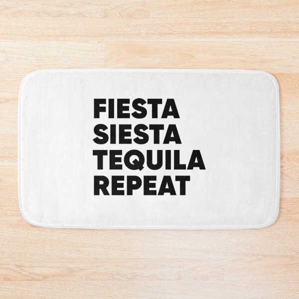 Item preview, Fiesta Siesta Tequila Repeat - Funny Drinking Quote Gift designed and sold by GoldenDov.