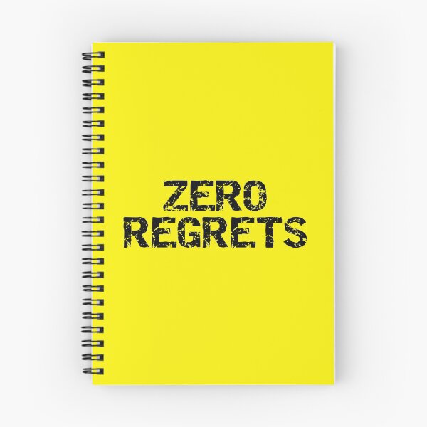 Item preview, Zero Regrets designed and sold by Piztees.