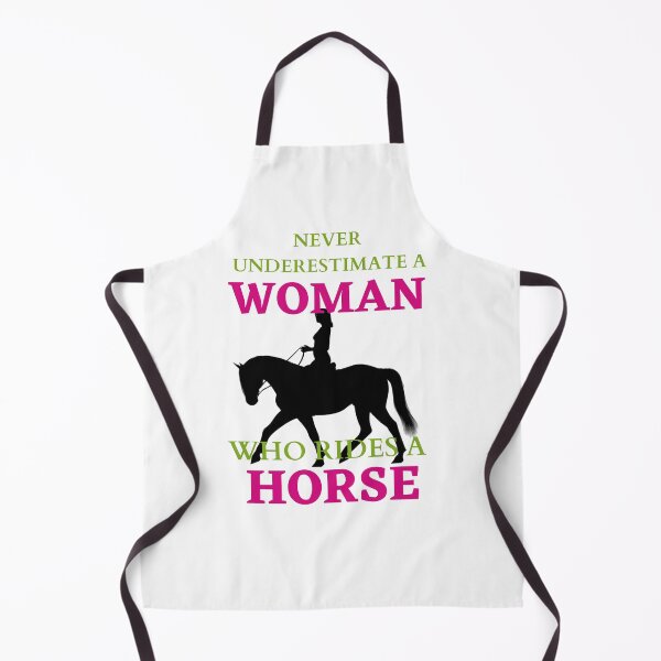 Item preview, Never Underestimate A Woman who rides a horse designed and sold by DZYONA.