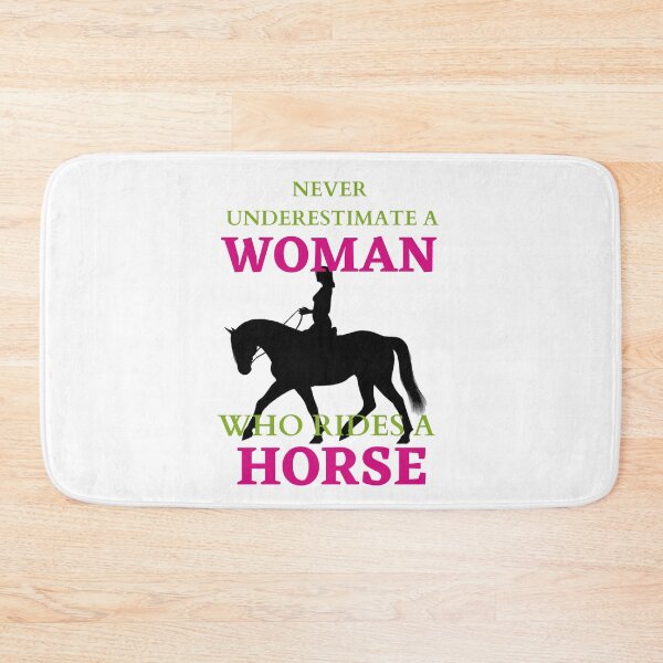 Item preview, Never Underestimate A Woman who rides a horse designed and sold by DZYONA.