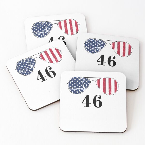 Item preview, Joe Biden 46 Aviator Sunglasses 46th President Political Humor designed and sold by ZEROXCOOL.