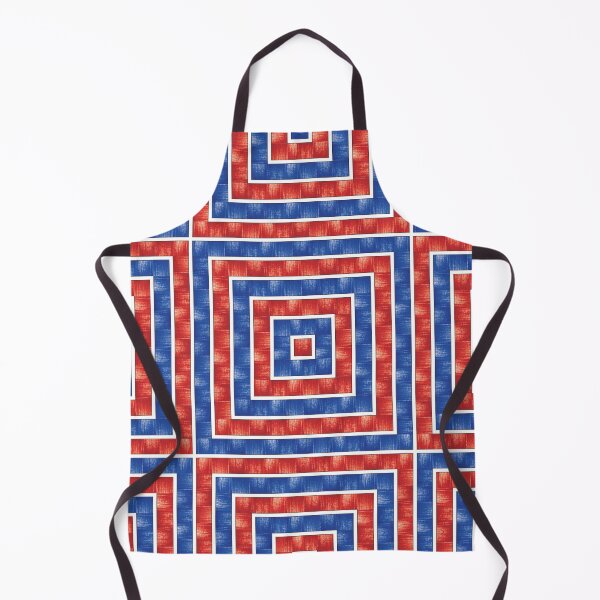 Item preview, Fan Squares Red and Blue designed and sold by estessArt.