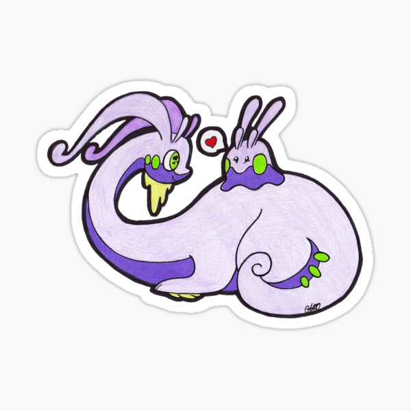 Sticker Goodra Redbubble