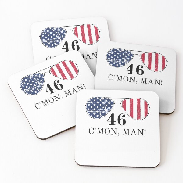 Item preview, Joe Biden 46 Cmon Man Aviator Sunglasses 46th President Political Humor designed and sold by ZEROXCOOL.