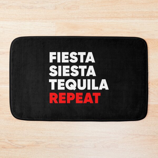 Item preview, Fiesta Siesta Tequila Repeat - Funny Drinking Quote Gift designed and sold by GoldenDov.