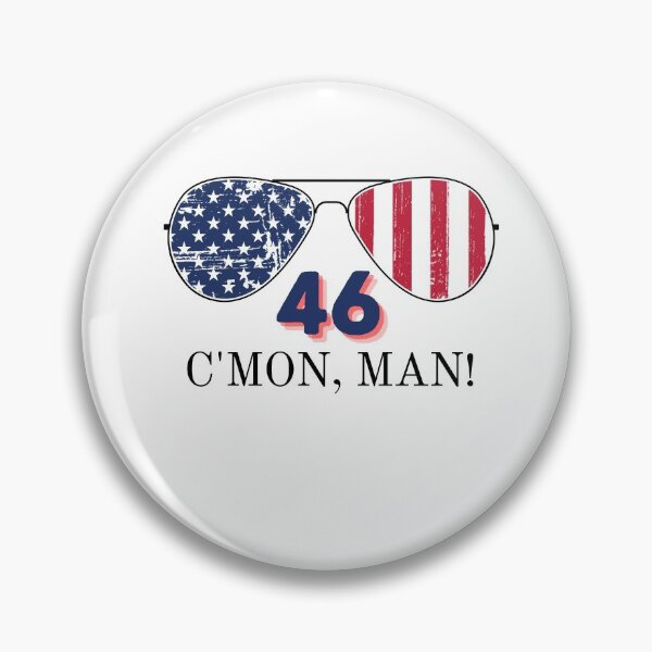 Item preview, Joe Biden 46 Cmon Man Aviator Sunglasses 46th President Political Humor Red and Blue designed and sold by ZEROXCOOL.
