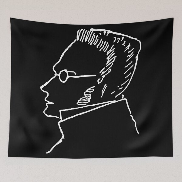 Item preview, Max Stirner Sketch - Philosopher, Egoist, Anarchist designed and sold by SpaceDogLaika.