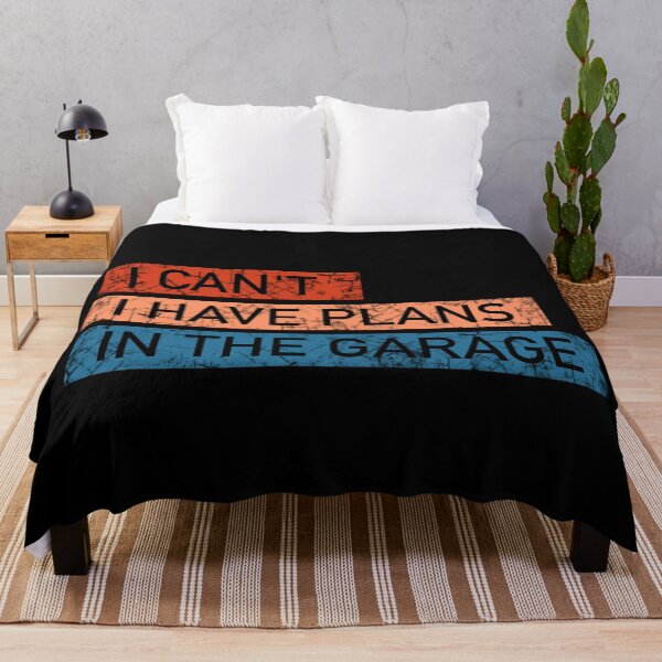 Item preview, I can't I have Plans in the Garage - Text Design  designed and sold by designminimal.