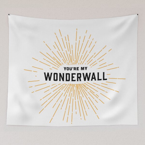 Item preview, You're My Wonderwall, Oasis Lyrics, Typography designed and sold by Sophia Carey.