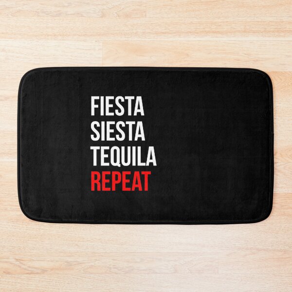 Item preview, Fiesta Siesta Tequila Repeat - Funny Drinking Quote Gift designed and sold by GoldenDov.