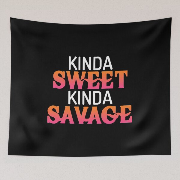 Item preview, Kinda Sweet Kinda Savage, Vintage Inspirational  designed and sold by Vitrina ⭐⭐⭐⭐⭐.