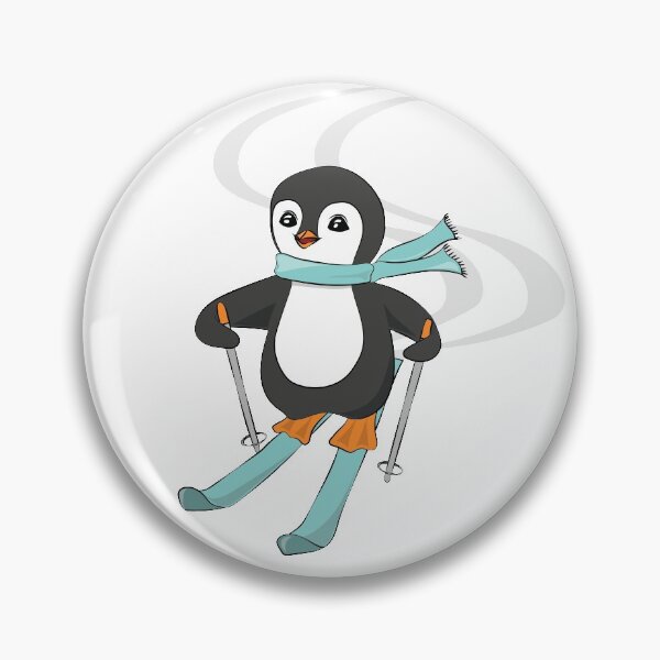Item preview, Skiing Penguin designed and sold by TheInkElephant.