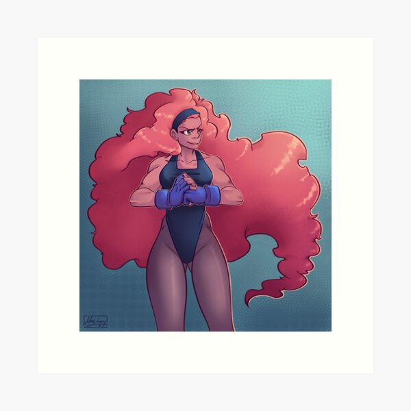 Cotton Candy Fighter Art Print