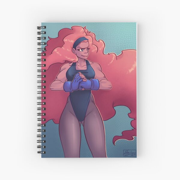 Cotton Candy Fighter Spiral Notebook
