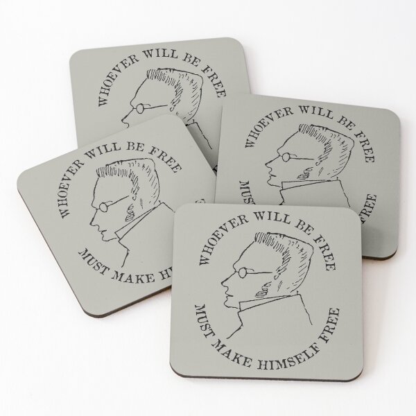 Item preview, Whoever Will Be Free Must Make Himself Free - Max Stirner Quote, Philosopher, Egoist, Anarchist designed and sold by SpaceDogLaika.