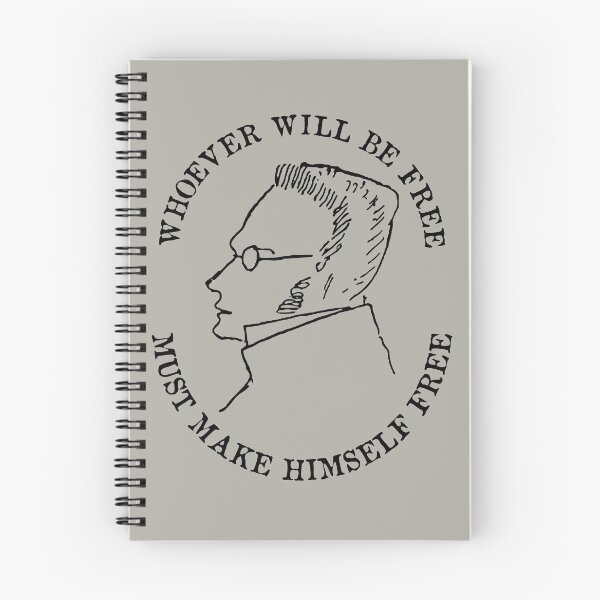Item preview, Whoever Will Be Free Must Make Himself Free - Max Stirner Quote, Philosopher, Egoist, Anarchist designed and sold by SpaceDogLaika.