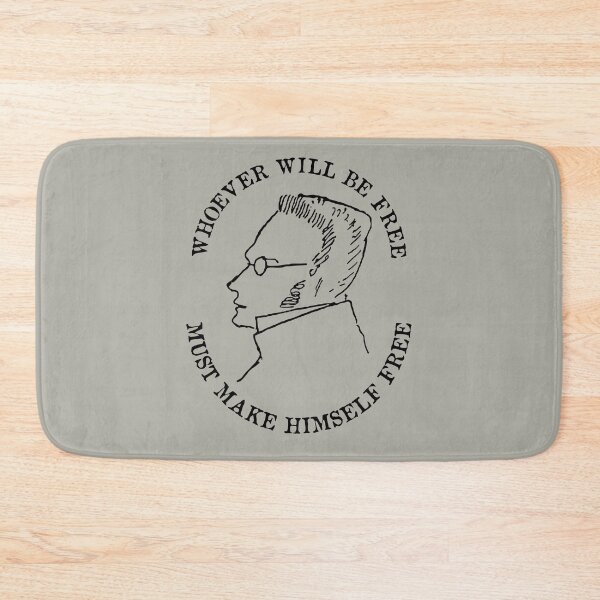 Item preview, Whoever Will Be Free Must Make Himself Free - Max Stirner Quote, Philosopher, Egoist, Anarchist designed and sold by SpaceDogLaika.