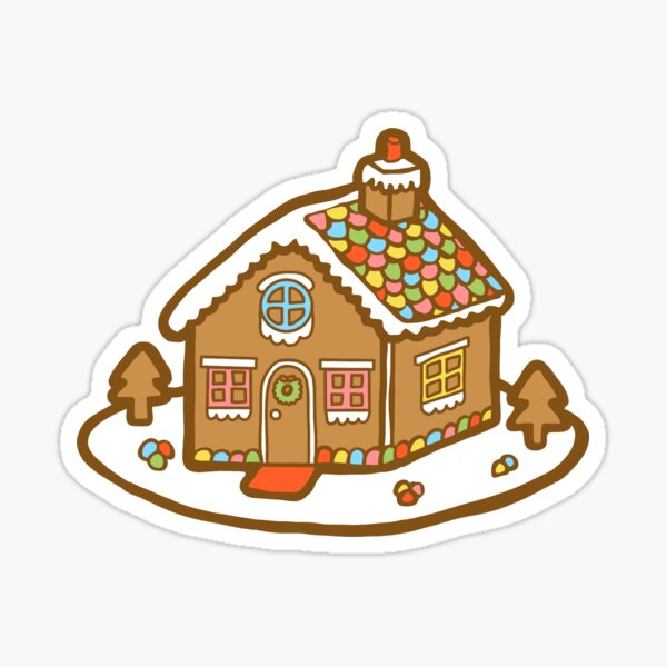 Gingerbread House  Sticker