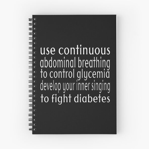 Item preview, USE CONTINUOUS ABDOMINAL BREATHING TO FIGHT DIABETES - DIABETIC CHRISTMAS GIFT designed and sold by Ralek.