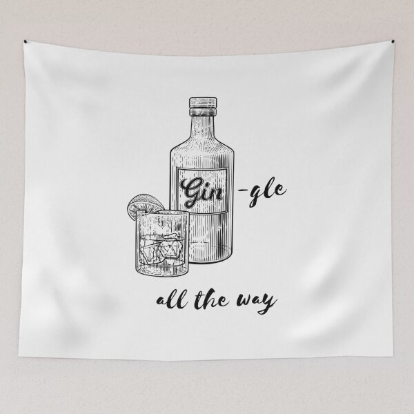 Item preview, Christmas, Gingle all the Way, Gift for Gin Lover, Jingle all the Way, Festive Shirt, Funny Gift, Xmas Mug, Christmas Design designed and sold by C00KIESandMILK.