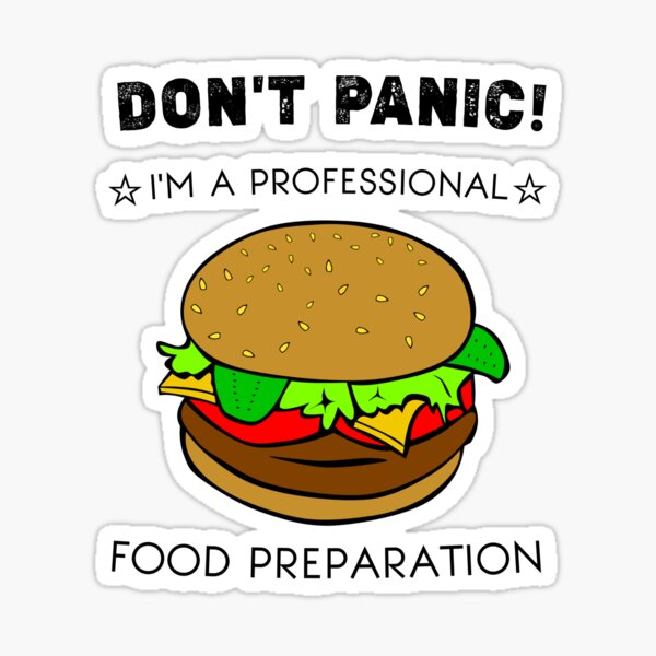 Food Preparation Worker funny gift - Food service Worker,Food service Manager,Food Preparer Christmas gifts for Food Preparer Worker Sticker