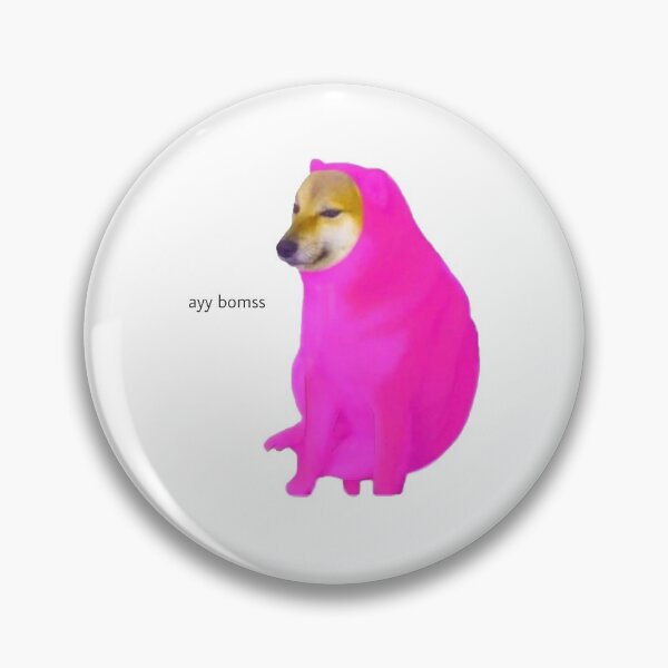 Artikelvorschau, Rosa Kerl Doge Ayy Bomss entworfen und verkauft von Luan-k.