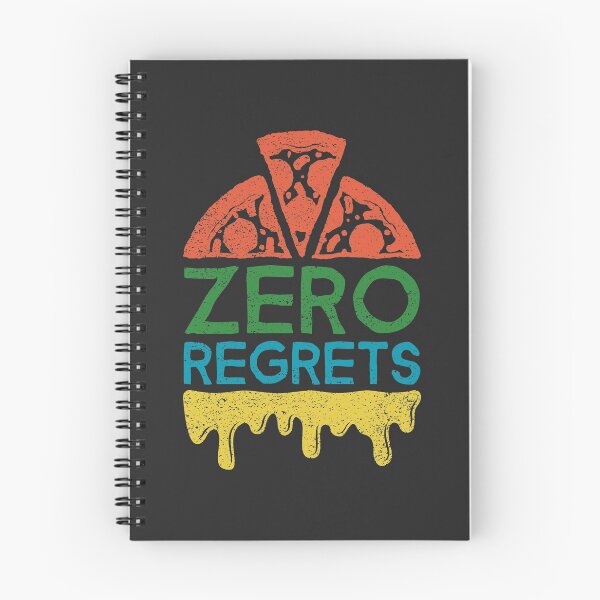 Item preview, Zero Regrets Funny with Cheesy Pizza designed and sold by SimplePickUps.
