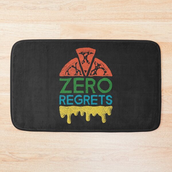 Item preview, Zero Regrets Funny with Cheesy Pizza designed and sold by SimplePickUps.