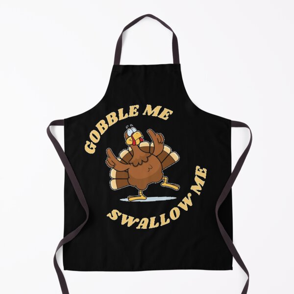 Item preview, Gobble Me Swallow Me Funny Thanksgiving Turkey Essential T-Shirt designed and sold by Rcasadesign.