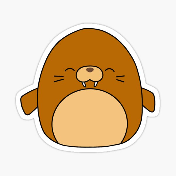 Walrus Squishmallow- Bruce the Walrus Squishmallow Sticker