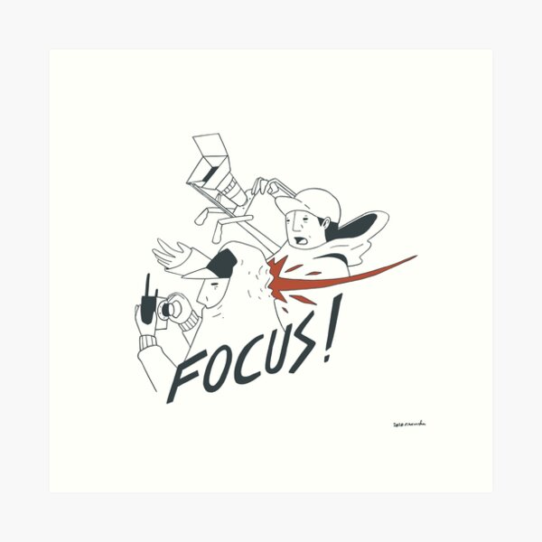 Focus Slap Art Print
