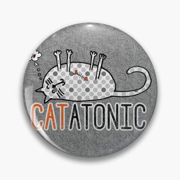 Item preview, CATatonic The Purrfect State of Awareness designed and sold by SalonOfArt.