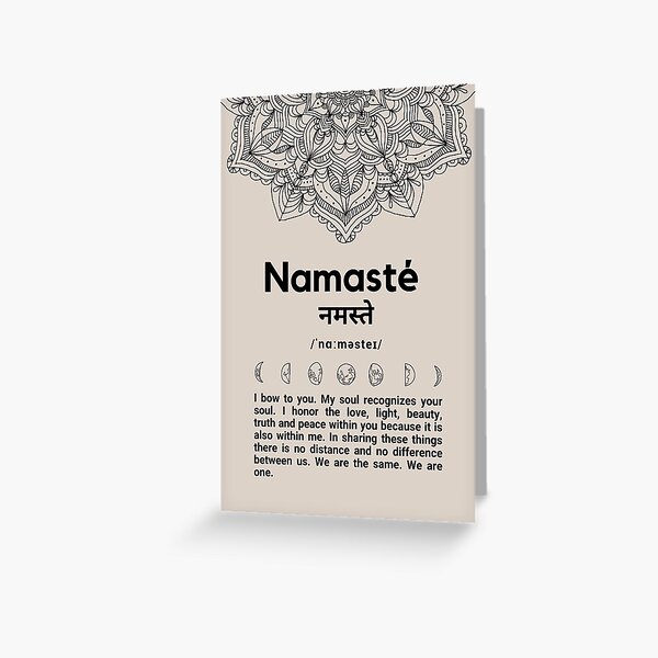 Item preview, Namaste Sankrit Definition Meaning Mandala Zen designed and sold by sierratruong.