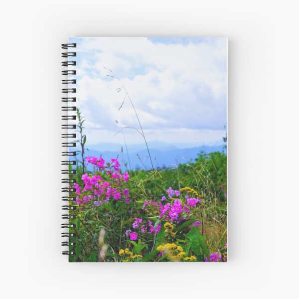 Wildflowers in the Blue Ridge Mountains Spiral Notebook