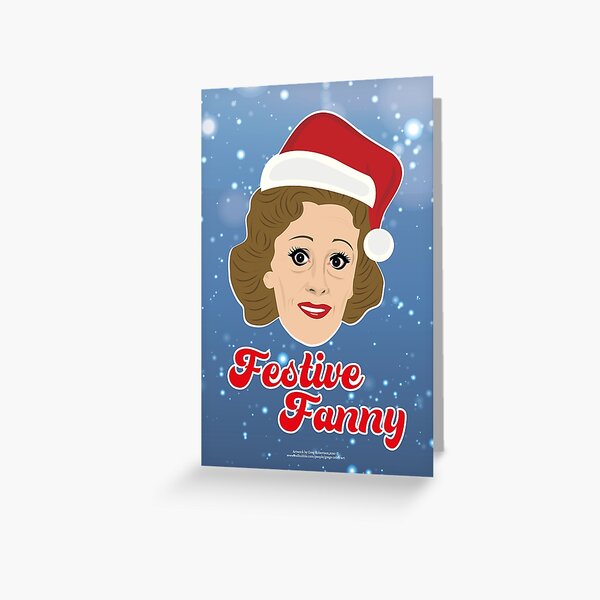 Festive Fanny Card Greeting Card