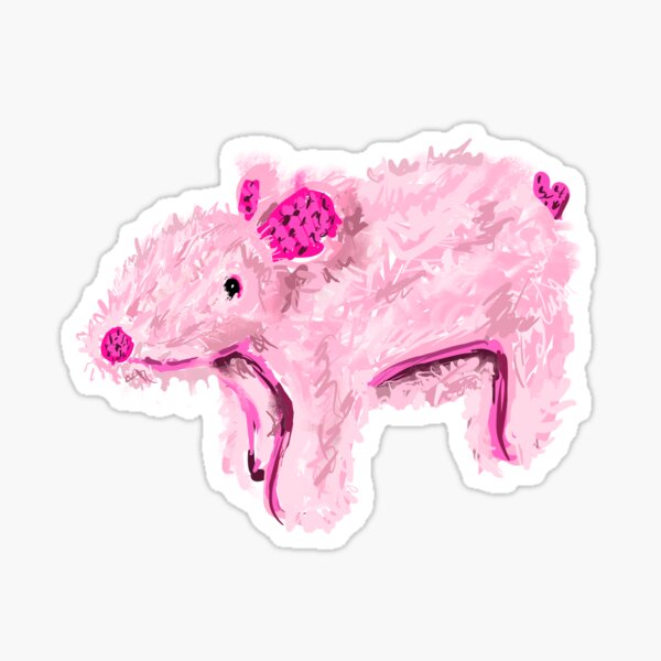 Pinky the Piggy Sticker