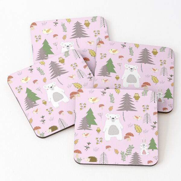 Item preview, Forest animals surface pattern designed and sold by PurrfectCorner.